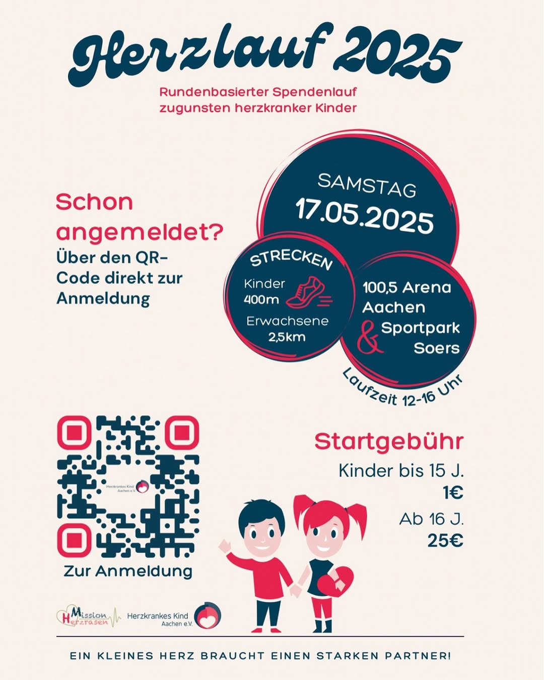 Flyer Herzlauf Aachen 2025
